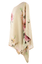 Load image into Gallery viewer, Floral Print Batwing Linen Kaftan
