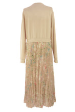Load image into Gallery viewer, Floral Print Pleated Satin Midi
