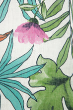 Load image into Gallery viewer, Tropical Print Linen Dress
