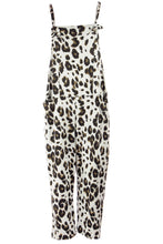 Load image into Gallery viewer, Leopard Jersey Dungarees
