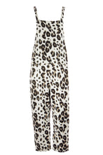 Load image into Gallery viewer, Leopard Jersey Dungarees
