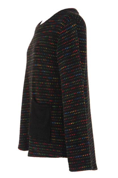 One Pocket Fleck Top