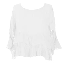 Load image into Gallery viewer, Frill Hem Crop Top
