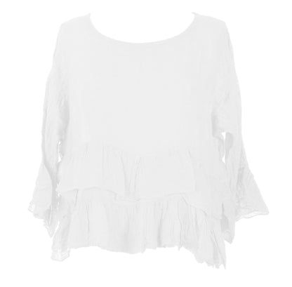 Frill Hem Crop Top