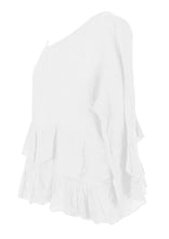 Load image into Gallery viewer, Frill Hem Crop Top
