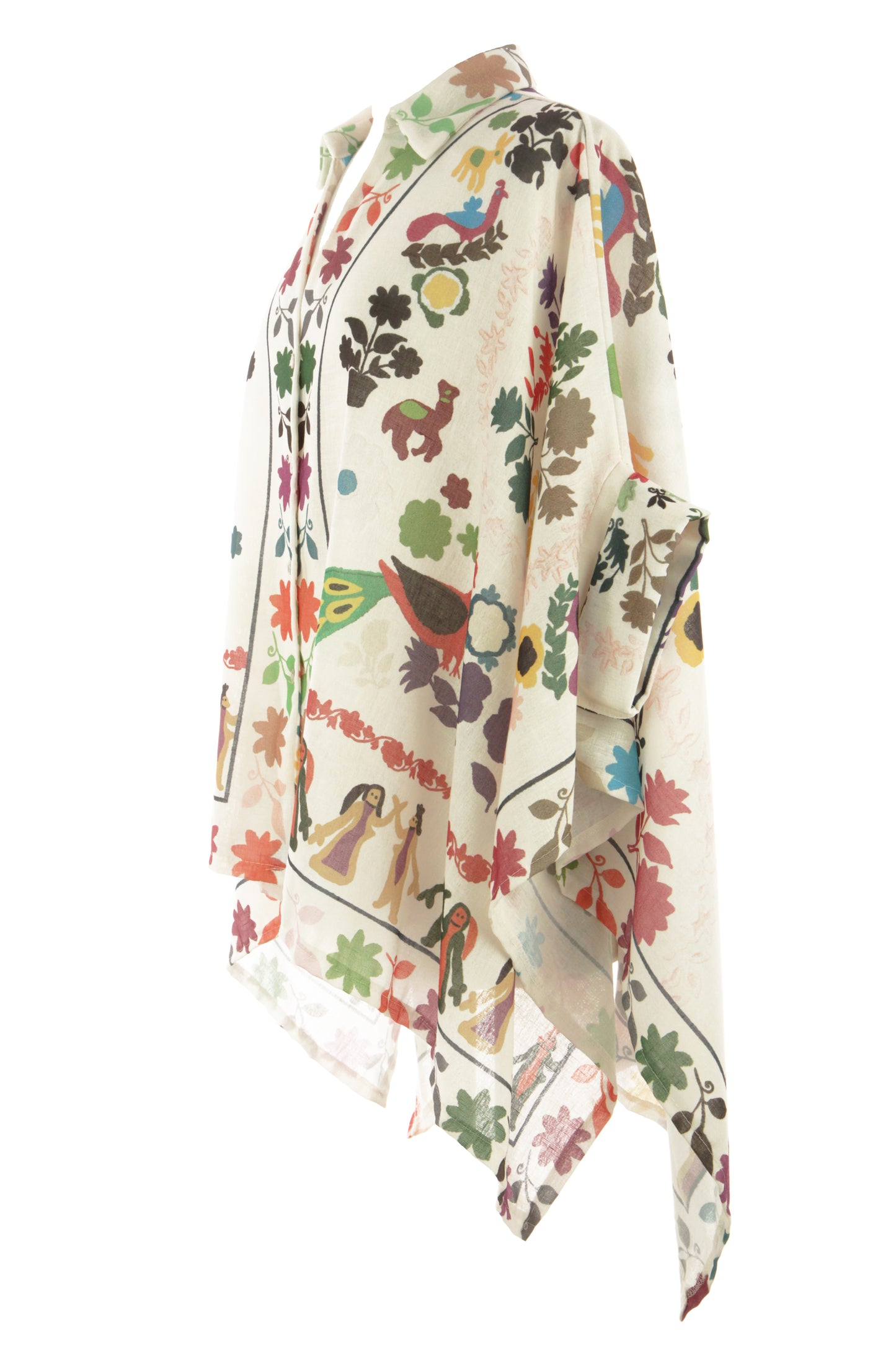 Batwing Printed Shirt