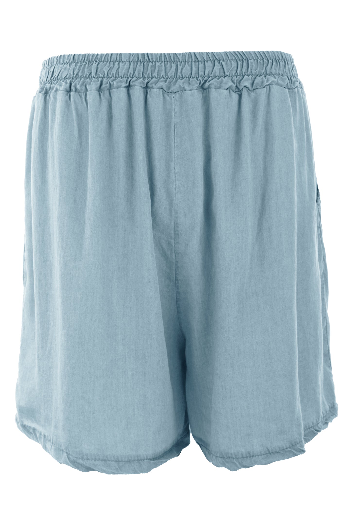 Plain Denim Shorts