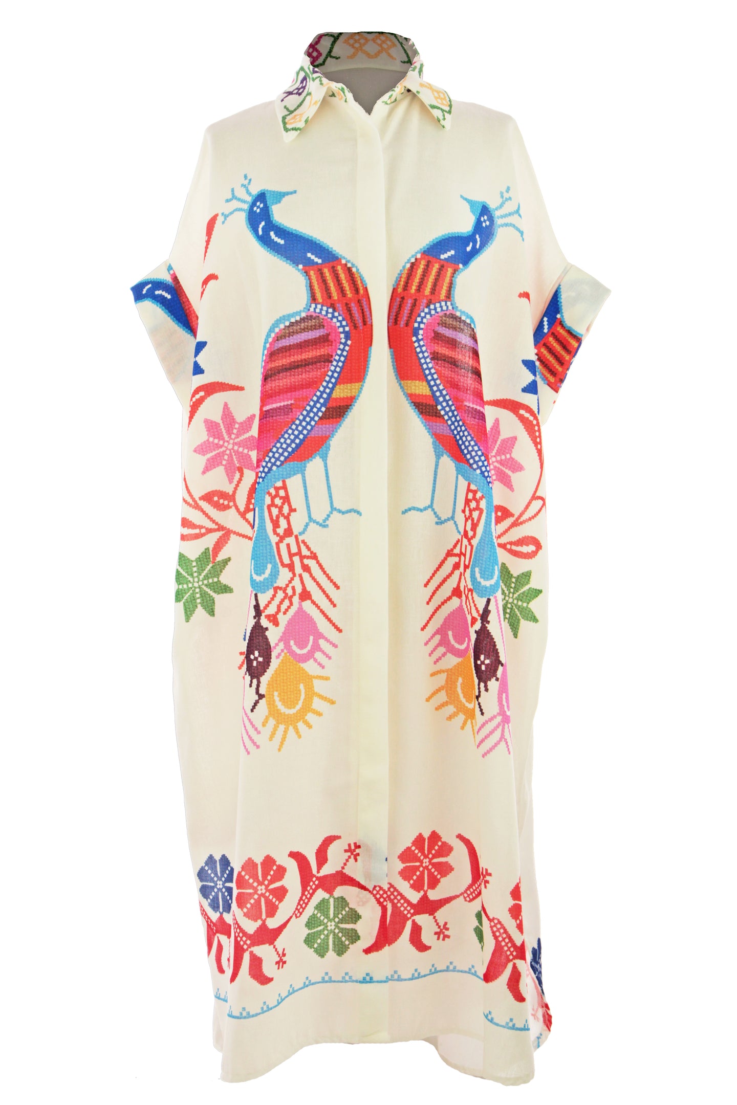 Printed Shirt Dress