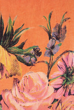 Load image into Gallery viewer, Floral Linen Dungaree
