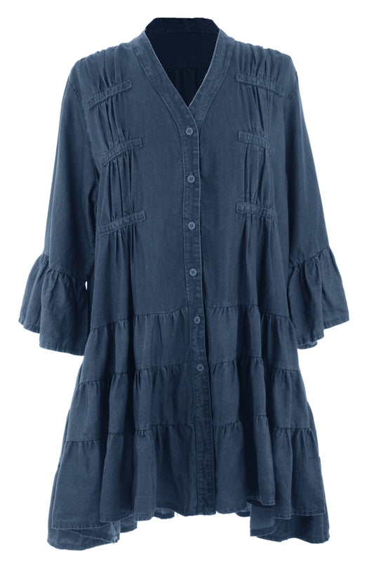 Denim Smock Tunic