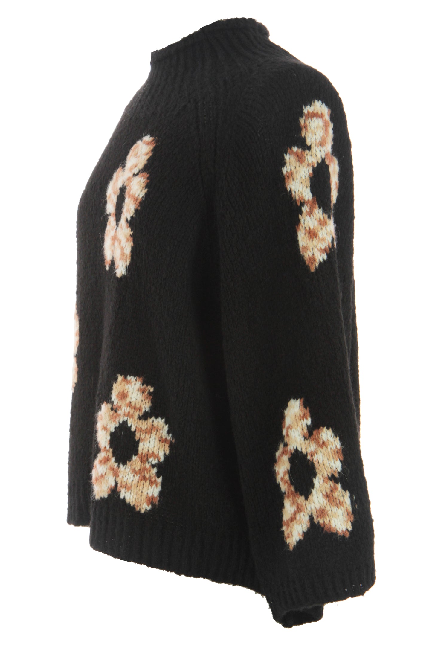 Flower Wool Knit Jumper