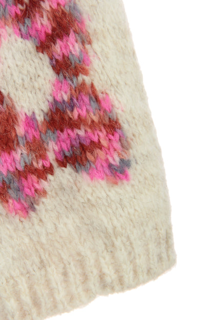 Flower Wool Knit Jumper
