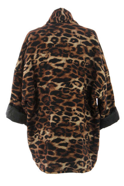 Leopard Print Padded Jacket