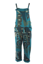 Load image into Gallery viewer, Abstract Print Dungaree
