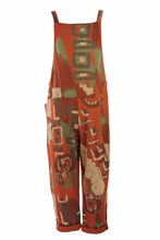 Load image into Gallery viewer, Abstract Print Dungaree
