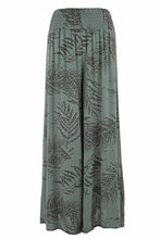Load image into Gallery viewer, Leaf Leopard Print Palazzo Trouser
