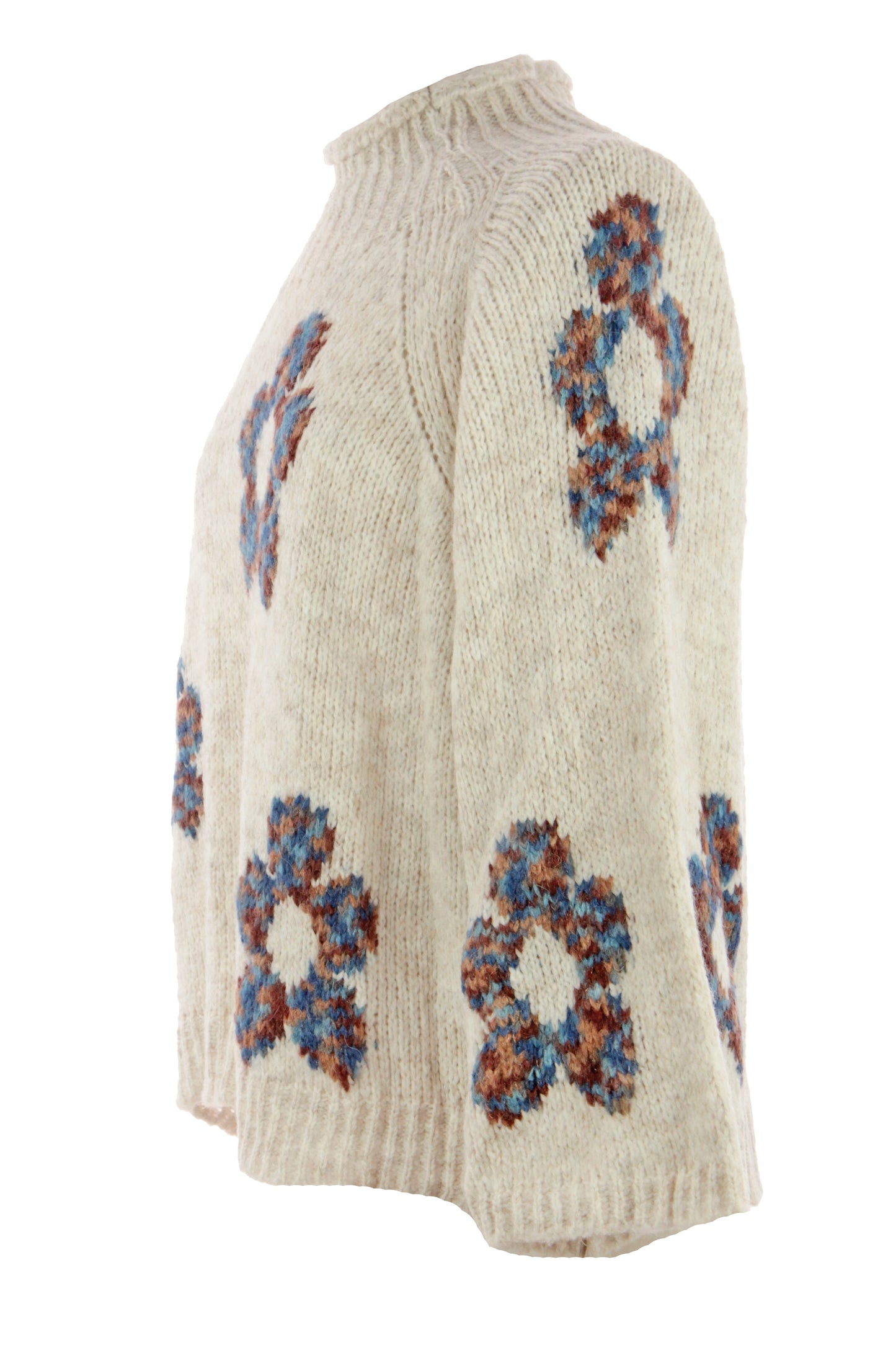 Flower Wool Knit Jumper