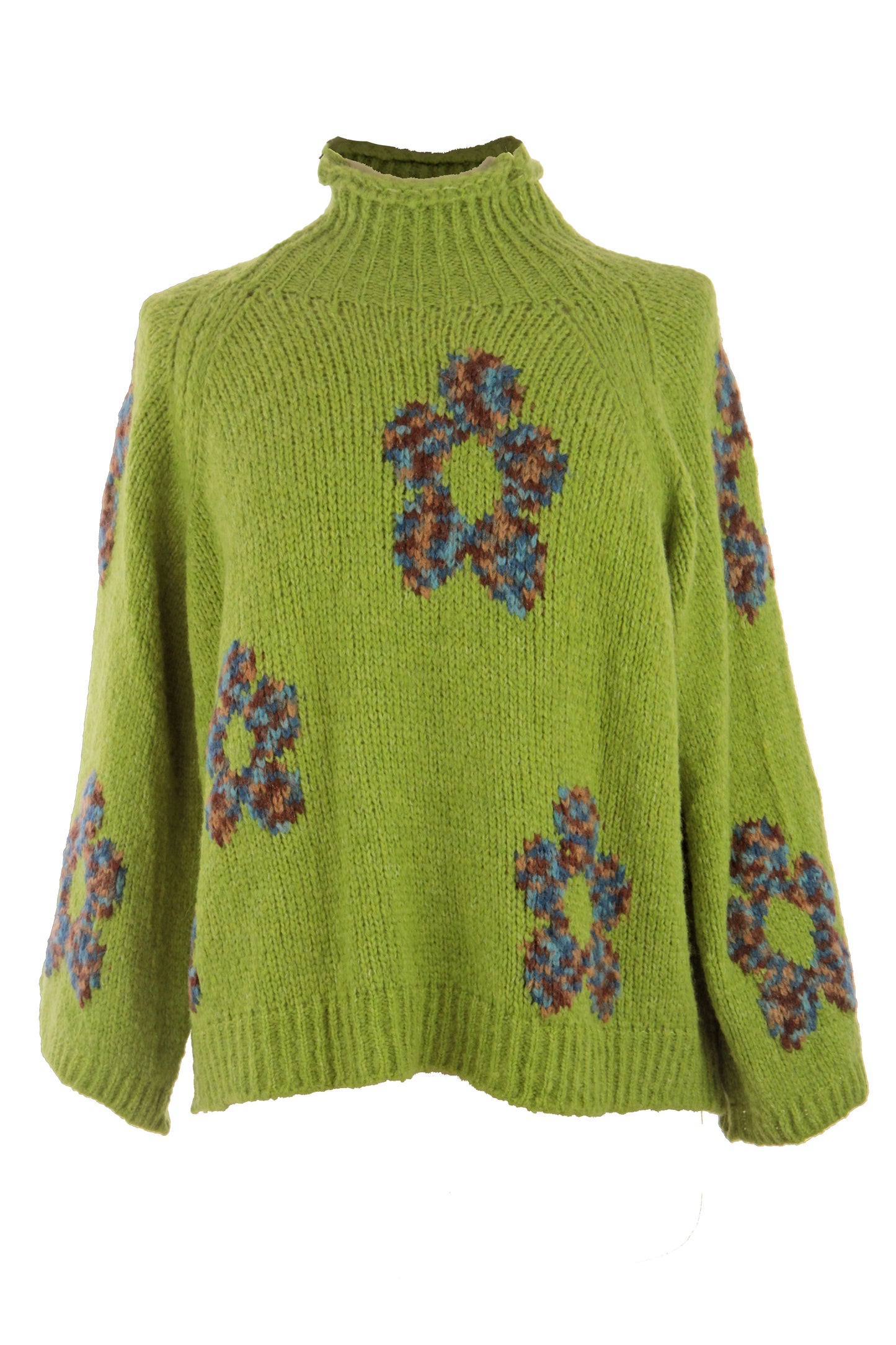 Flower Wool Knit Jumper