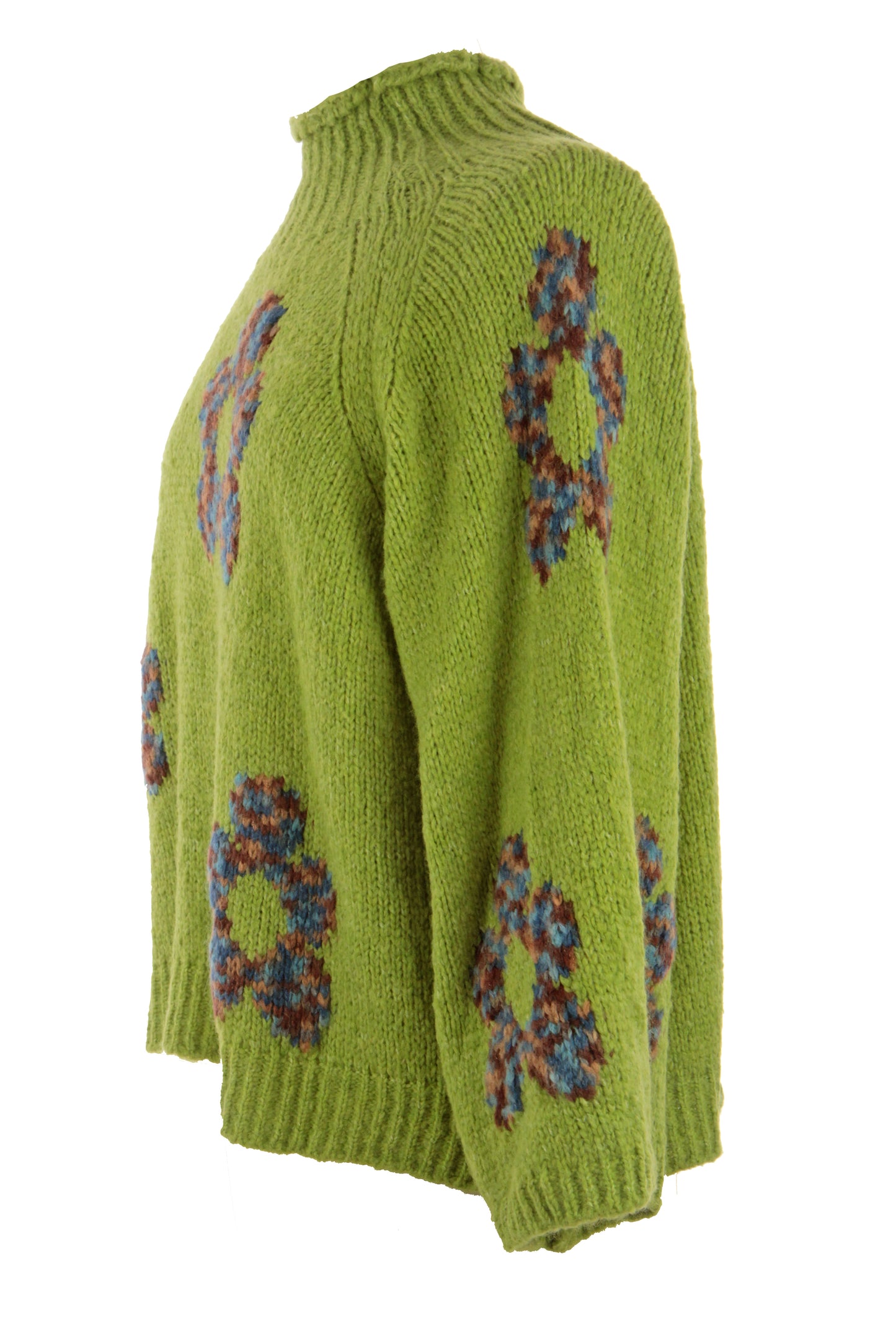 Flower Wool Knit Jumper
