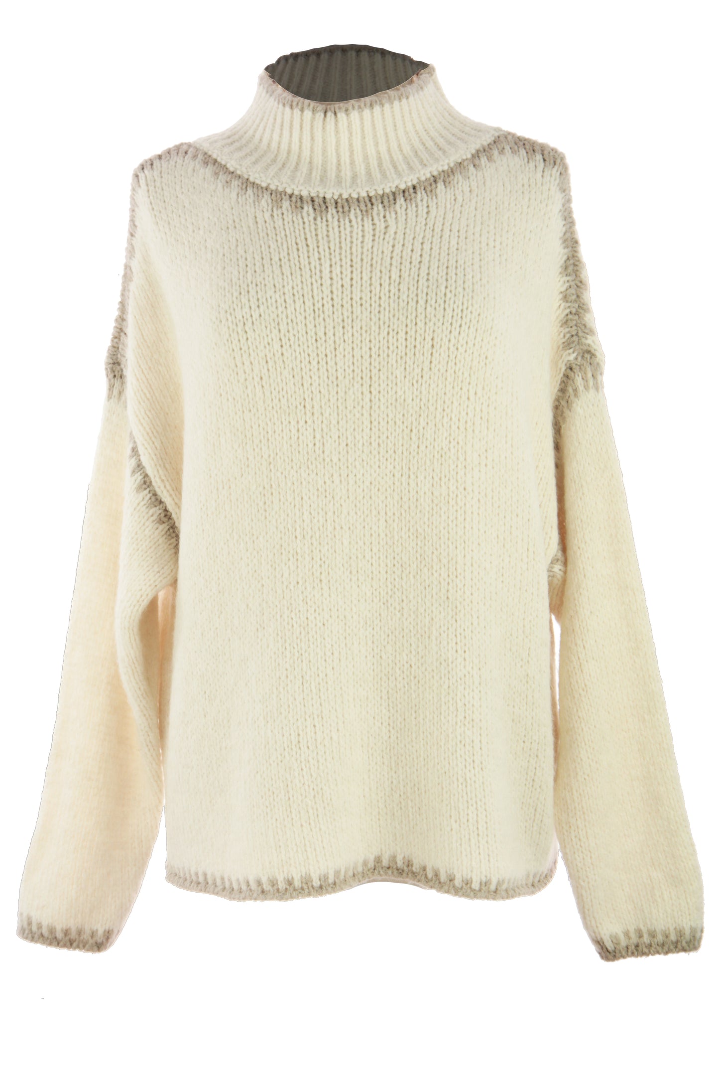 Stitch Detail Wool Jumper
