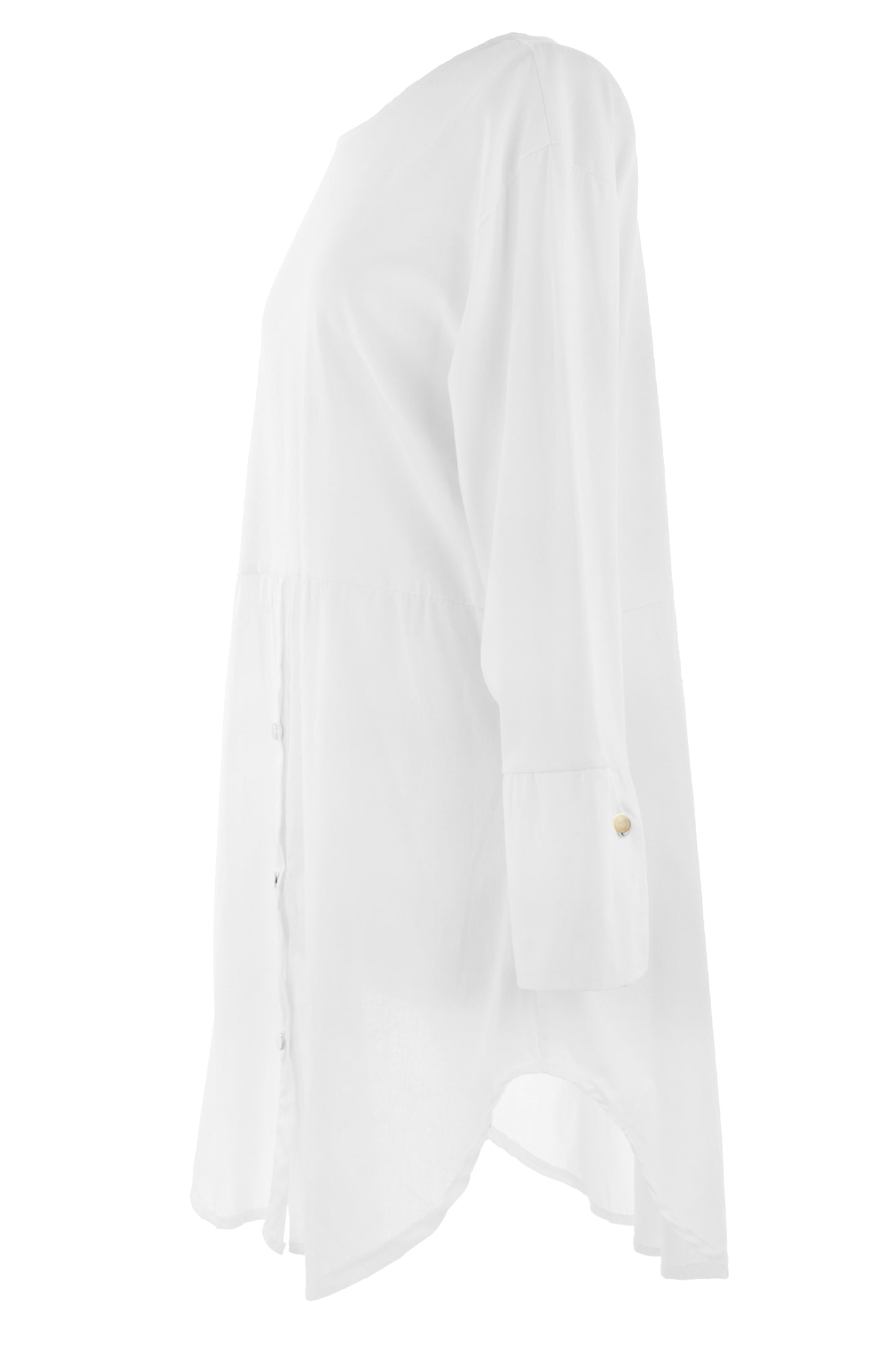 Plain Cotton Tunic Shirt