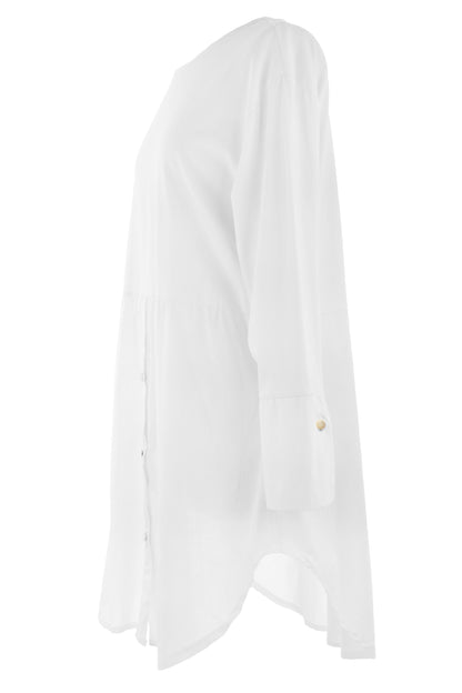 Plain Cotton Tunic Shirt