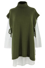 Load image into Gallery viewer, Side Tie Tabard Poncho
