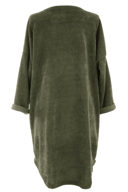 Chenille Necklace Dress