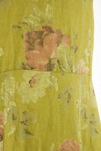 Load image into Gallery viewer, Floral Square Neck Linen Dress
