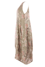 Load image into Gallery viewer, Floral Square Neck Linen Dress

