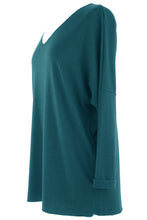 Load image into Gallery viewer, V Neck Soft Knit Necklace Jumper

