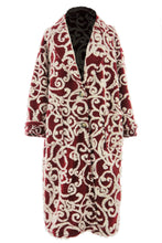 Load image into Gallery viewer, Swirl Pattern Wool Coat
