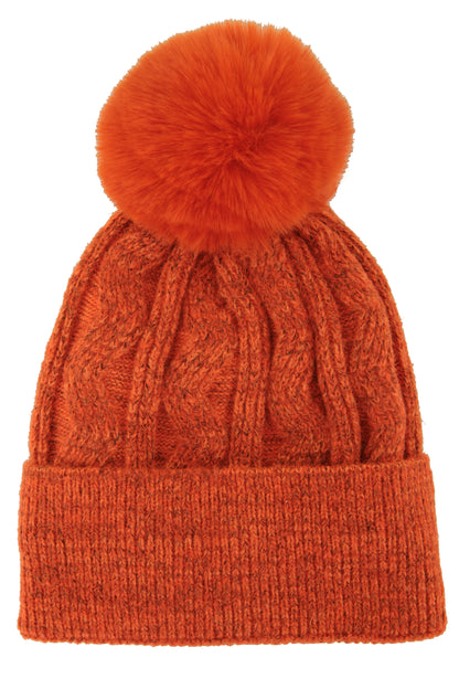 Zigzag Cashmere Knit Hat
