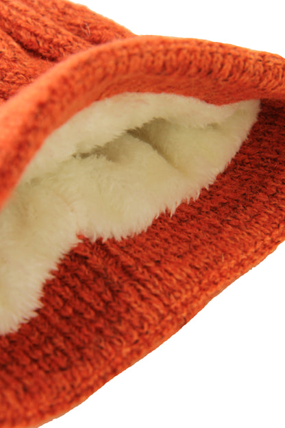 Zigzag Cashmere Knit Hat