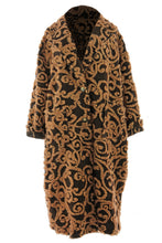 Load image into Gallery viewer, Swirl Pattern Wool Coat
