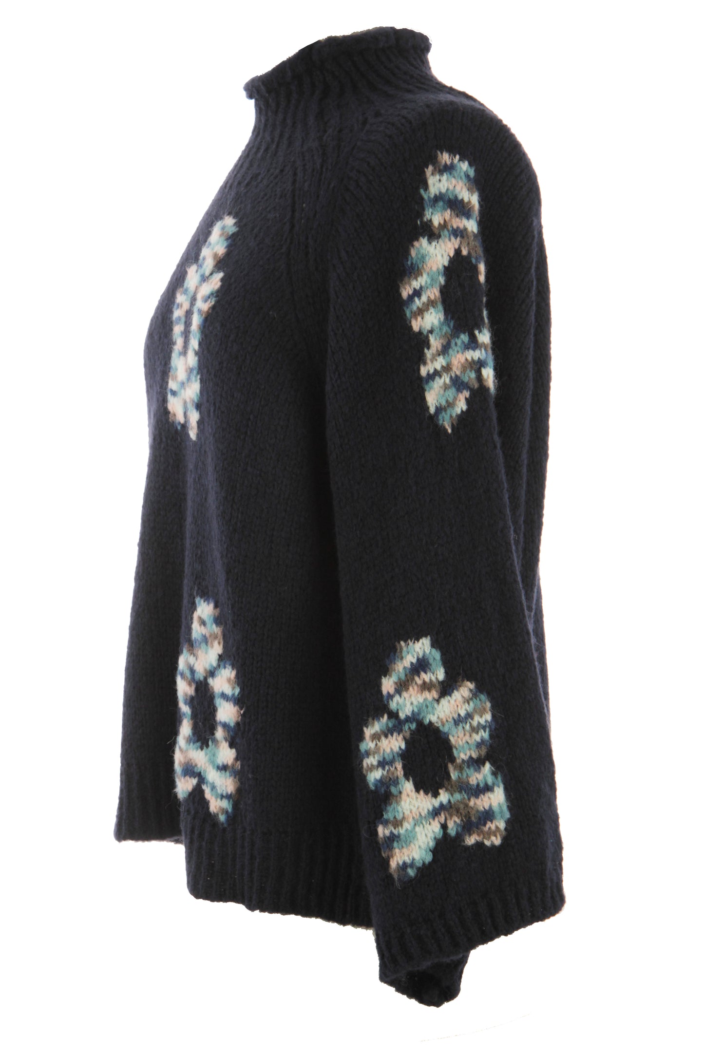 Flower Wool Knit Jumper