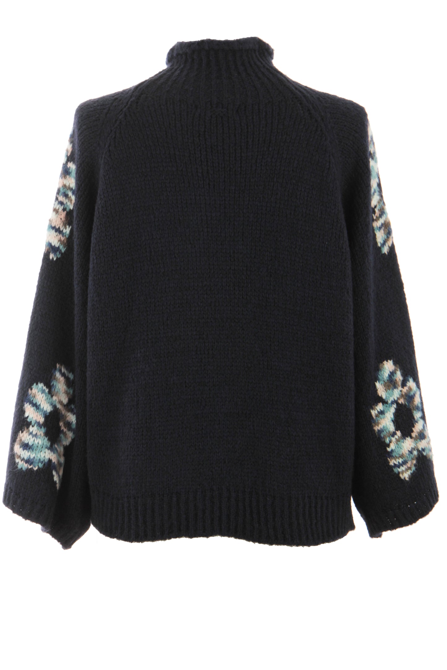 Flower Wool Knit Jumper