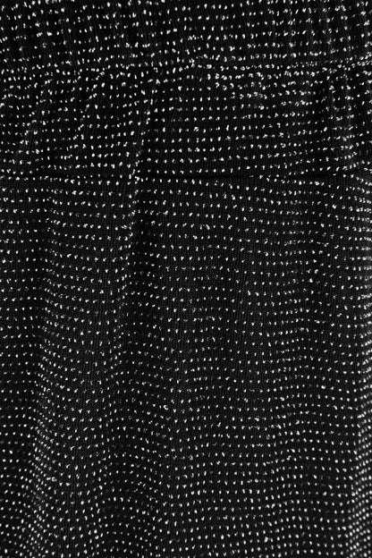 Wide Leg Lurex Trouser