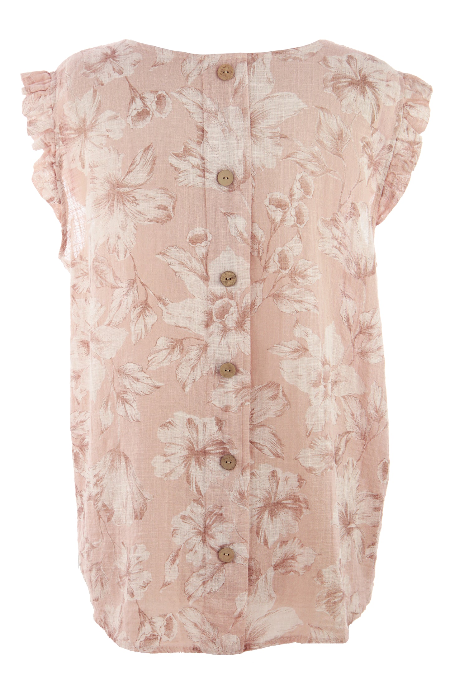 Floral Sleeveless Cotton Top