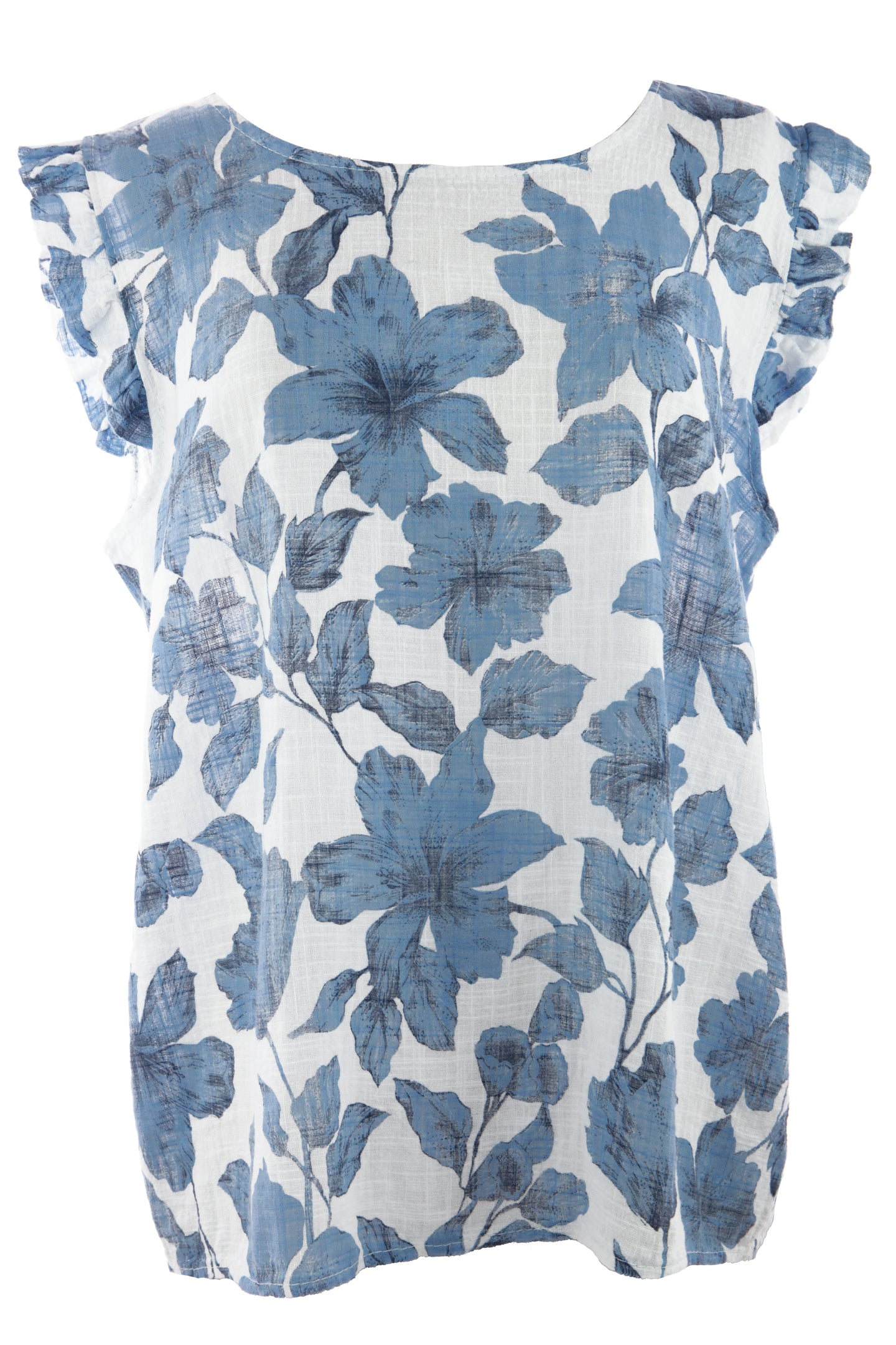 Floral Sleeveless Cotton Top
