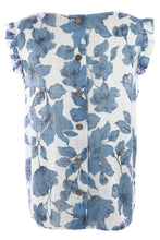 Load image into Gallery viewer, Floral Sleeveless Cotton Top
