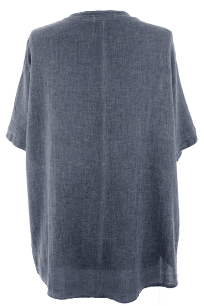 Twist Hem Teabag Linen Top