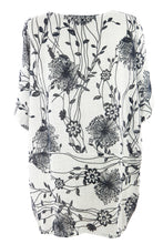 Load image into Gallery viewer, Dandelion Print Button Detail Top
