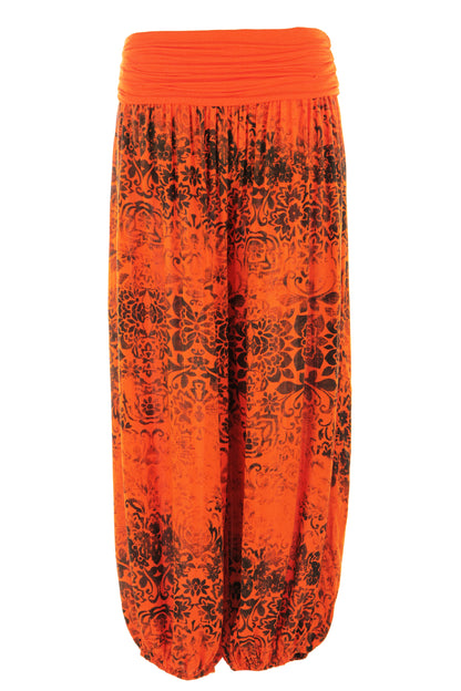 Floral Print Harem Trouser