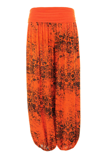Floral Print Harem Trouser