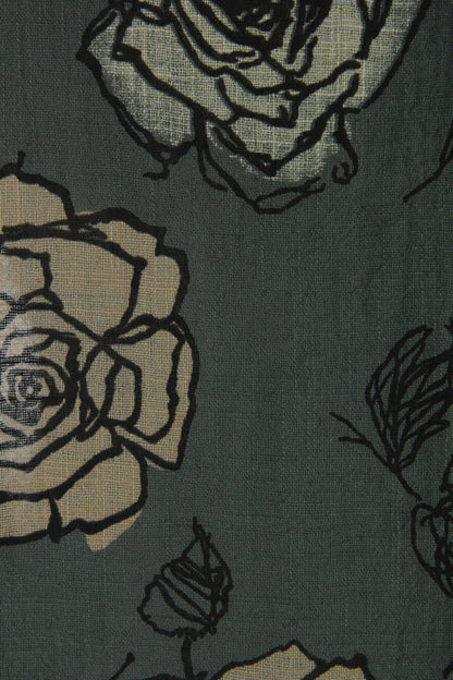 Rose Print Cotton Top