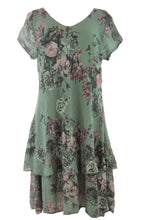Load image into Gallery viewer, Floral Print Bias Cut Dress
