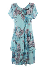 Load image into Gallery viewer, Floral Print Bias Cut Dress

