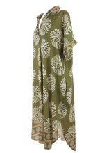 Load image into Gallery viewer, Boho Print Collar Midi
