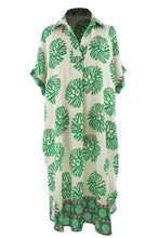 Load image into Gallery viewer, Boho Print Collar Midi

